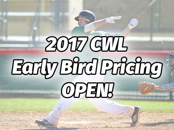2017 CWL Early Bird Pricing Open!