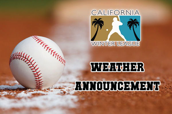 Schedule Changes for 2/15 Due to Rain