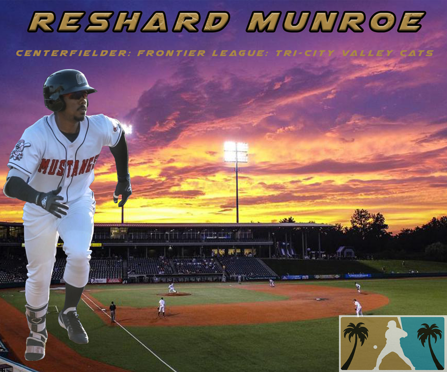 Tri-City ValleyCats Sign OF Reshard Munroe